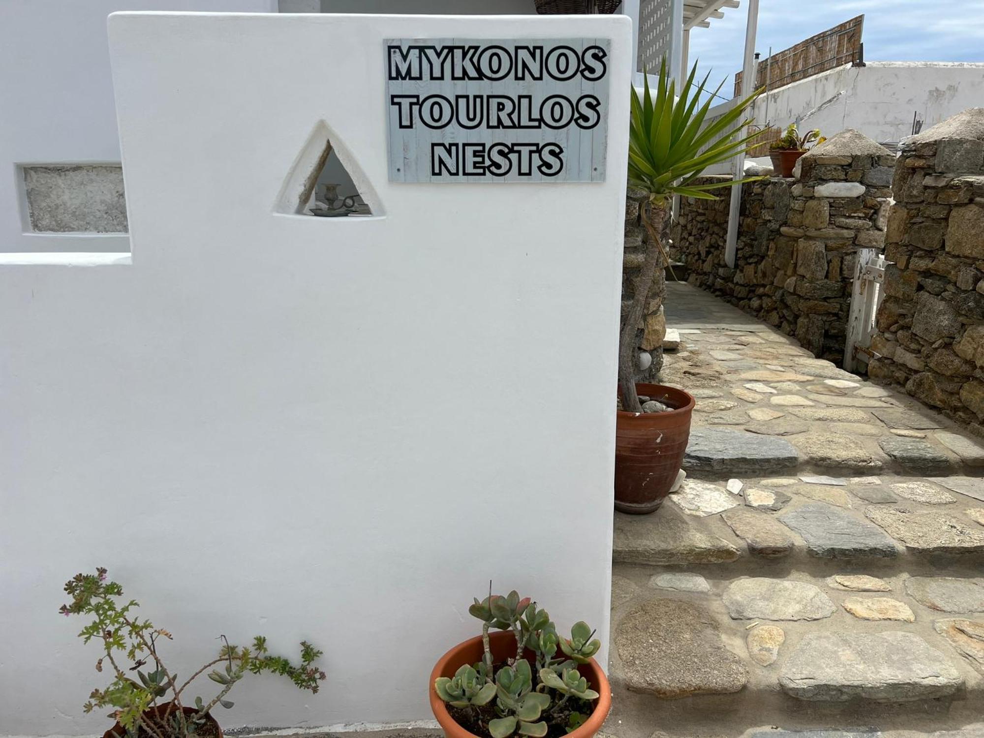 Mykonos Tourlos Nests - Sea View Escape Apartment Exterior photo